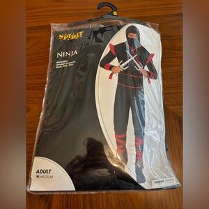 Spirit Black and Red Ninja Costume
